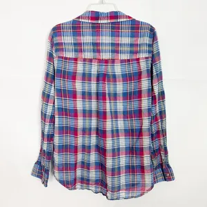 American Eagle Vintage Boyfriend Plaid Women's Shirt Size Small thumbnail 8