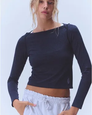 FP MOVEMENT by FREE PEOPLE Up Next Boat Neck Long Sleeve Top thumbnail 1