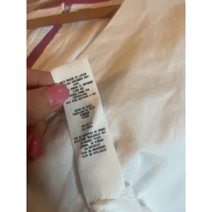FREE PEOPLE Lindsey Dress White Mini BABYDOLL FOREST FAIRY NO SIZE TAG See Msrmt thumbnail 6