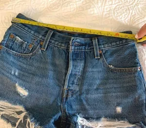 501 Denim High Waisted Shorts thumbnail 2