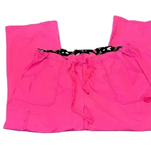 Divine curves nurses scrub pants size 2X Bright Pink thumbnail 1