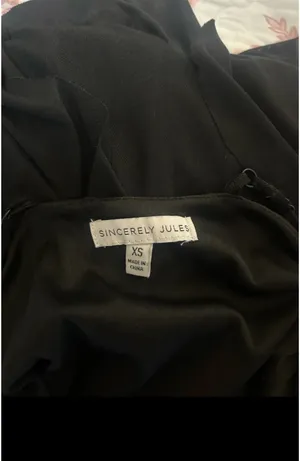 Sincerely Jules Black Ruffle Dress thumbnail 3