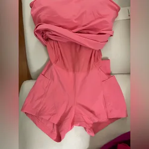 Lululemon NWT Align Cami Strap Dress Sakura Pink Shorts Underneath Size 14 thumbnail 9