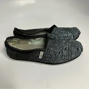 Toms Carpenter Diem canvas slip‎ on shoes size 6 thumbnail 2