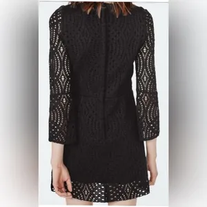 Maje Reverso Crochet Lace Dress Small thumbnail 4