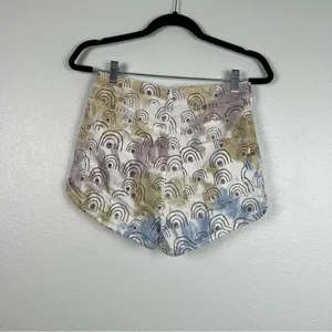 ANTHROPOLOGIE‎ Hannah Leathers Rainbow Shorts Sz 27 thumbnail 2