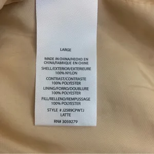 Thread +Supply Woman Lg Tan/Cream Puffer Cabincore‎ Neutral Sherpa-Lined Vest thumbnail 8
