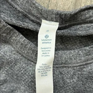 lululemon athletica Charcoal Crewneck Sweater thumbnail 2