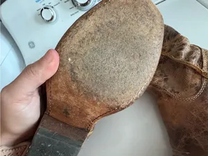 Justin Bent Rail Distressed Brown Leather Western Boots thumbnail 4