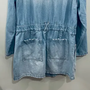 Universal Threads Mid Length Distressed Jean Jacket NWT Size 16 thumbnail 5