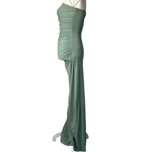 Nakedvice x REVOLVE The Evelyn Dress in Sage Small New Womens Maxi Tube Gown thumbnail 5
