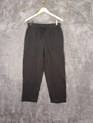 J. Crew Seaside Pants In Soft Gauze Ankle Cotton Pull On Coastal Lagenlook S thumbnail 2