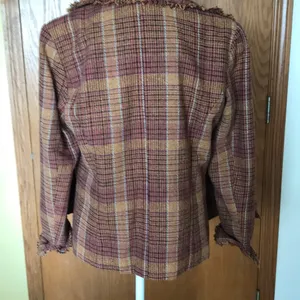 Coldwater Creek Plaid blazer thumbnail 3