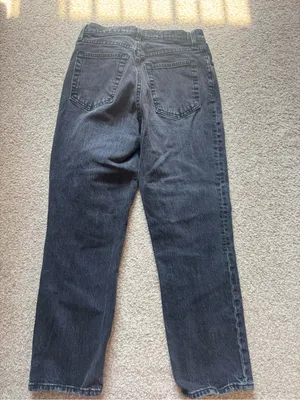 Abercrombie 90s straight ultra high rise Jean thumbnail 3