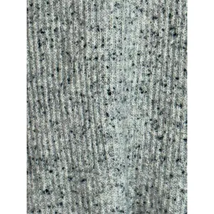 Abercrombie & Fitch Gray Wool Ribbed Knit Pullover Crew Neck Sweater Top Size M thumbnail 6