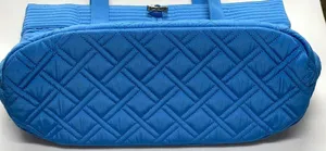 Vera Bradley Quilted Fabric Blue Large Tote thumbnail 3