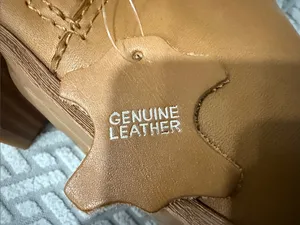 INC International Concepts Amber Really Leather Cognac Tall Boots Size 9.5 thumbnail 7