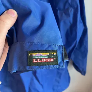 Vintage 90s L.L.Bean Cobalt Blue Woman's Raincoat Heritage Countryside size XL thumbnail 9
