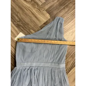 Anaya With Love Bridesmaid tulle one shoulder maxi dress in soft blue Zs 6 thumbnail 7