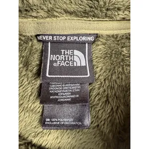 North Face Women's Osito Coat Jacket High Pile Teddy‎ Fleece Size Large Green thumbnail 5