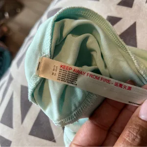 Free People Movement Echo‎ Harem Pants Super Soft Mint Green Cinched Ankle XS thumbnail 9