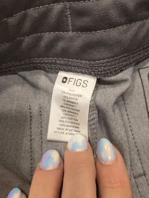 Figs Technical Collection Gray Jogger Scrub Pants S/T Small TALL thumbnail 6