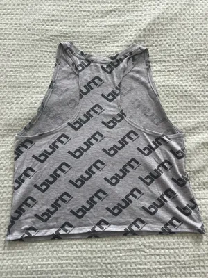Burn Bootcamp Cropped Tank Gray Size M thumbnail 2