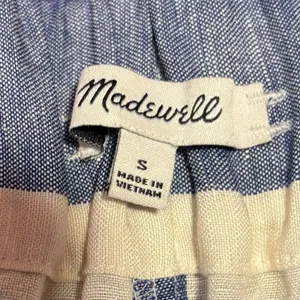 Madewell Huston Pants Capri Crop Women's Small Linen Pull On Crop Wide Leg Beach thumbnail 5