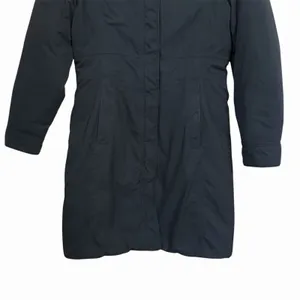 Marmot Womens Sz M Black 650 Fill Long Length Jacket Goose Down Full Zip Warm thumbnail 3
