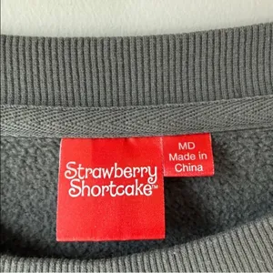 Strawberry Shortcake Sweatshirt Bows Soft Girl Retro thumbnail 3