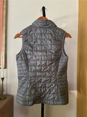 Patagonia Women’s Nano Puff Vest‎ Feather Gray Lightweight Quilted Size XS thumbnail 5