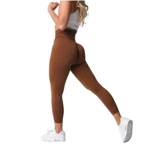 NVGTN Seamless Leggings Brown Womens Large NWT thumbnail 2