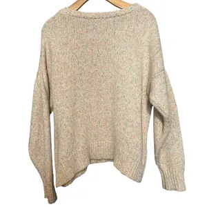 Point Sur Women’s Size XS Cream Multi Speckle Confetti Crewneck Sweater thumbnail 3