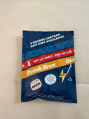 NEW Unopened Dutch Bros Mystery Lanyard & Pin Pack thumbnail 2