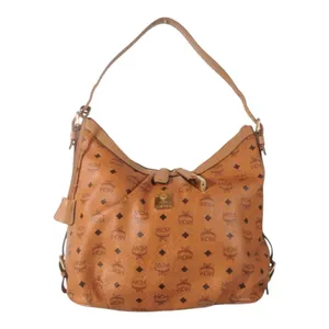 MCM Aren Hobo in Visetos Coated Canvas - Cognac thumbnail 2