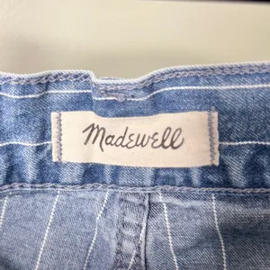 Madewell The Tall Perfect Vintage Crop Jean Pinstripe Blue White Women’s 30T thumbnail 9