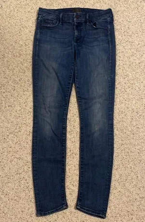 MOTHER Denim Skinny Jeans THE LOOKER 28 thumbnail 1