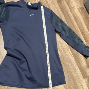 Nike Pro Therma-FIT ADV Womens Mock‎ Neck Long Sleeve Training Top Navy Blue L thumbnail 10