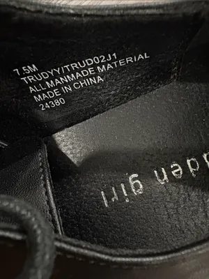 NWOB! MADDEN GIRL Trudy VEGAN LUG SOLE OXFORD 7.5 thumbnail 6