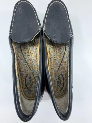 Eastland Daytona Black Leather Driving Loafers Comfort Moc Flats‎ Women’s 7 thumbnail 6