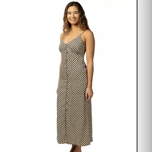 Rip Curl Black and White Midi Dress thumbnail 4