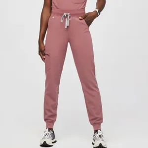 FIGS High Waisted Zamora Jogger style Scrubs in Mauve thumbnail 2