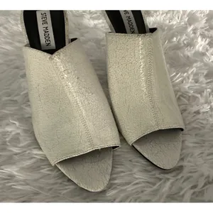 Steve Madden Dayla peep-toe mule Shoes‎ sz 8 thumbnail 3