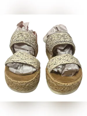 Sun + Stone Karli slingback Woven Natural Espadrille Platform Sandal - Women thumbnail 2