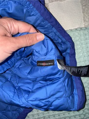 The North Face Womens Quilted Primaloft Thermoball Puffer Jacket Blue Size M thumbnail 4