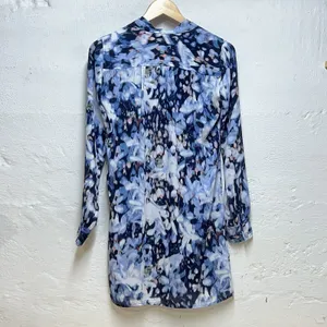 BCBGMAXAZRIA Women's Dress‎ Size XXS Floral Long Sleeve Holiday Party Business thumbnail 3