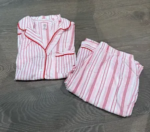 Victorias Secret Flannel Long Pajama Set thumbnail 1