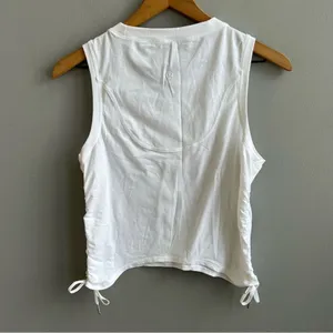 Lululemon Cinch it Up Tank Top White Size 6 Sleeveless Shirt thumbnail 8
