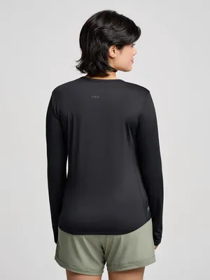 Saucony Women’s Black Long Sleeve Running Shirt thumbnail 2
