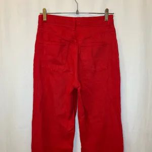 Zara Red Straight Leg Women’s Jeans thumbnail 5